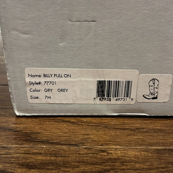 Frye Billy pull on grey 7 - Picture 2 of 10